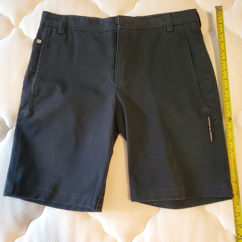 Porsche Design Mens Black Shorts - Medium